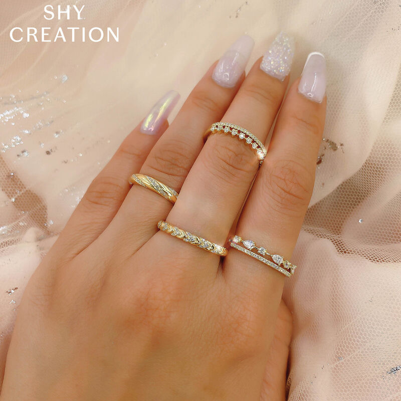 Shy Creation Diamond 1/3ctw. Fashion Ring in 14k Yellow Gold image number null